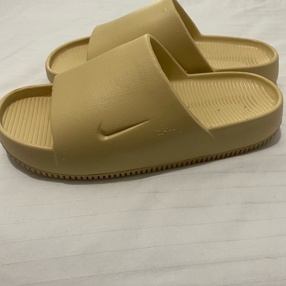 Nike Tan Slide Sandals
